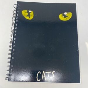 Upcycled Cats Record Album Spiral Notebook Handmade